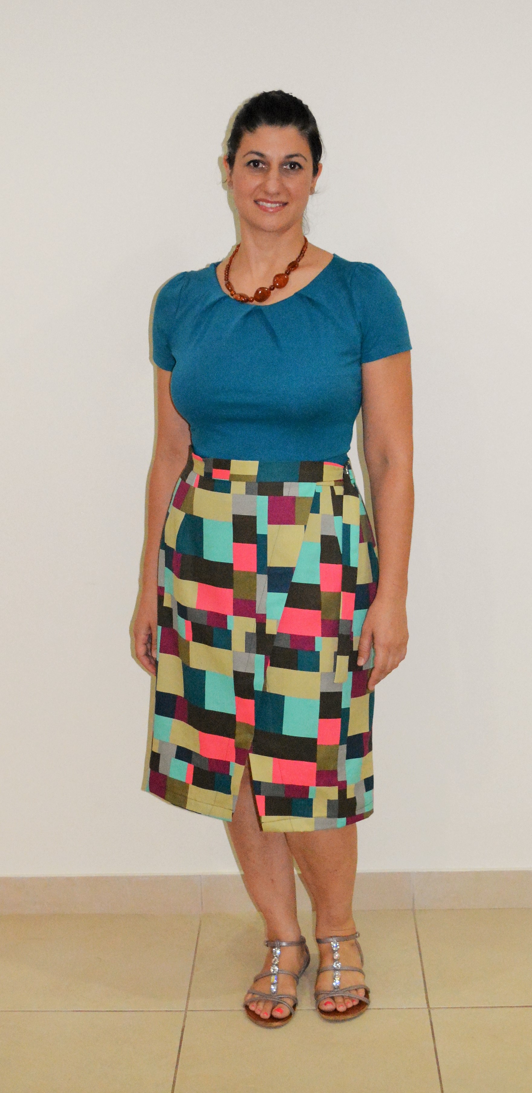 Nita Wrap Skirt by Sew DIY | tinkerandstitcher